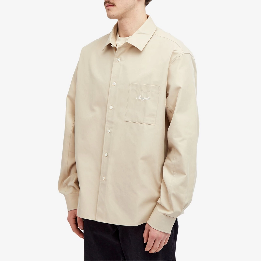 Axel Arigato Men's Flow Overshirt Beige